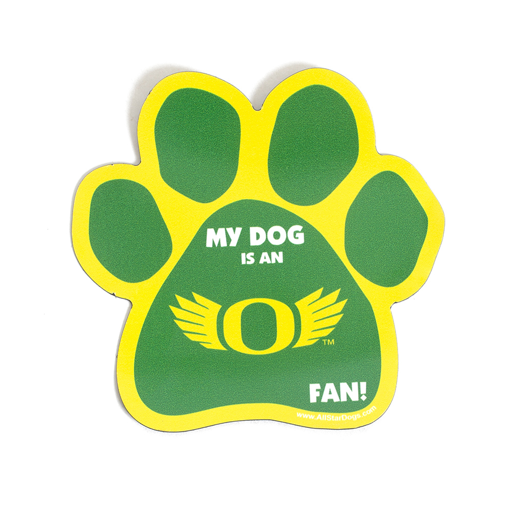 Classic Oregon O, All Star Dogs, Green, Magnets, Home & Auto, 606533